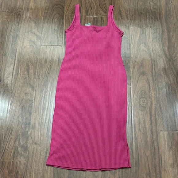 Wild Fable Ribbed Pink Bodycon Dress - Picture 9 of 9